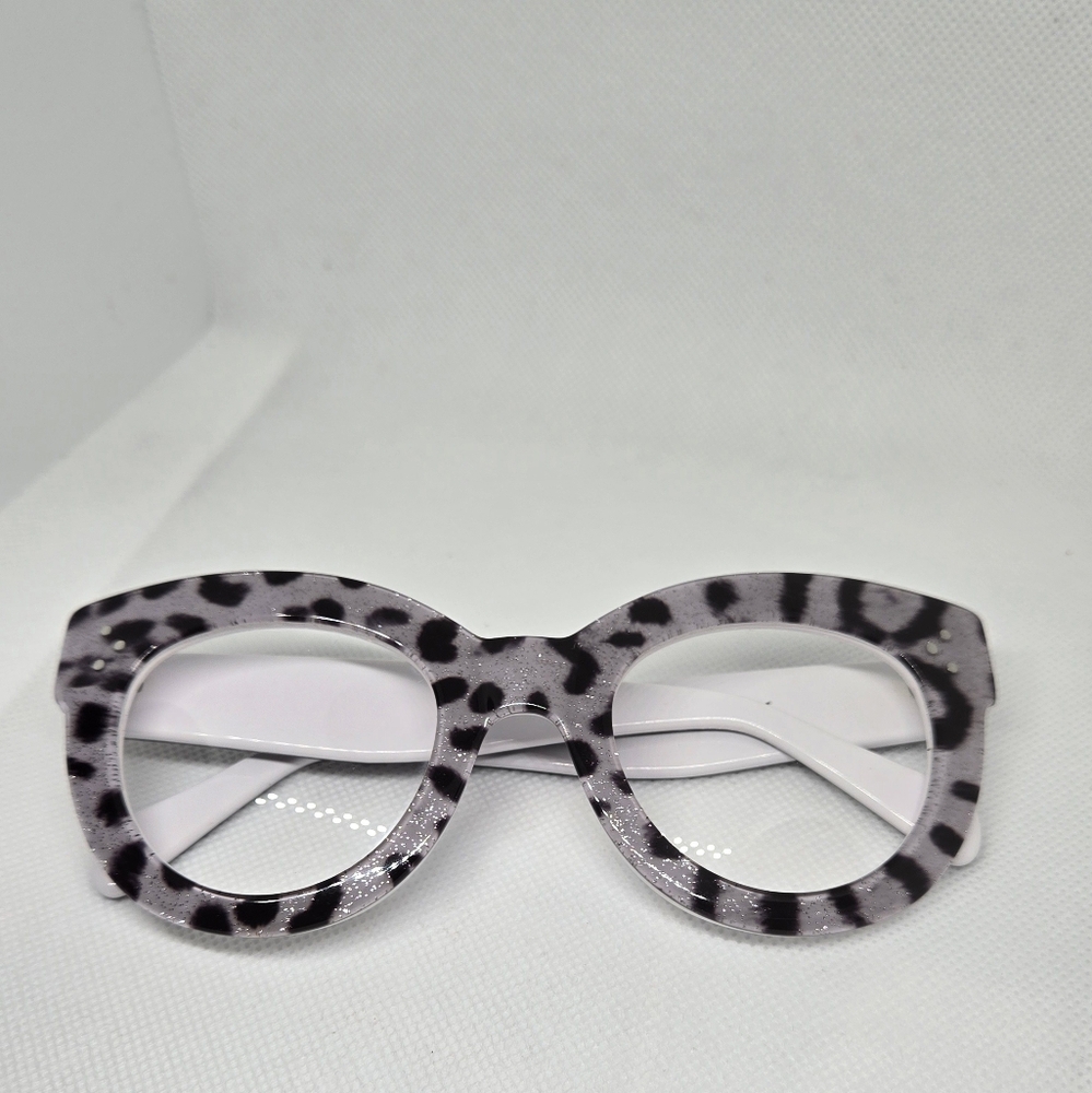 Leopard Print Cat-Eye Glasses - Picture 11 of 11